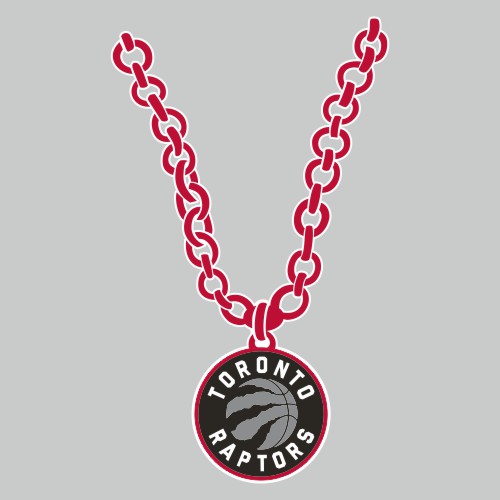 Toronto Raptors Necklace logo vinyl decal